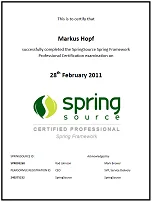 Spring Zertifikat